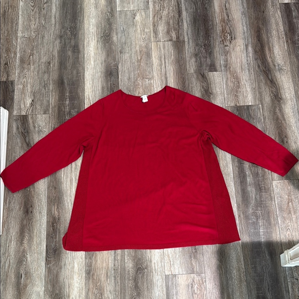 J. Jill Vibrant Red Women's Top